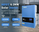 Hybrid-Solarwechselrichter ANENJI 6.2kW 48V mit WLAN und MPPT 120A &ndash; On-Grid / Off-Grid L&ouml;sung f&uuml;r Haus und Gewerbe ANJ-6200W-48V-WIFI фото 3