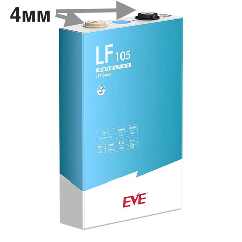 🔋 LiFePO4 EVE 105Ah Grade A 3.2V LF105 (4 mm Anschluss) kaufen &ndash; g&uuml;nstiger Preis & schnelle Lieferung LF105_m4 фото